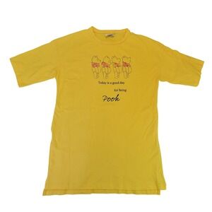 Vintage Disney Winnie the Pooh Yellow T-Shirt 'Today is‎ a Good Day' 2XS